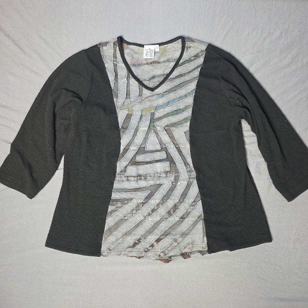parsley and sage women's waverly swing top shirt XL